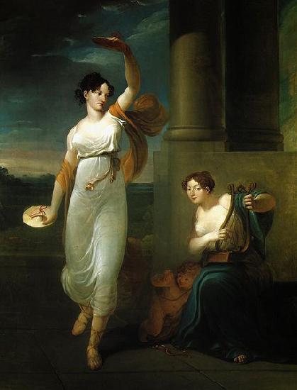 Jan Rustem Portrait of Maria Mirska, Adam Napoleon Mirski and Barbara Szumska. oil painting picture